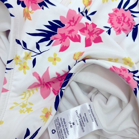 Floral Long Sleeve Swimsuit - Picture 5 of 6